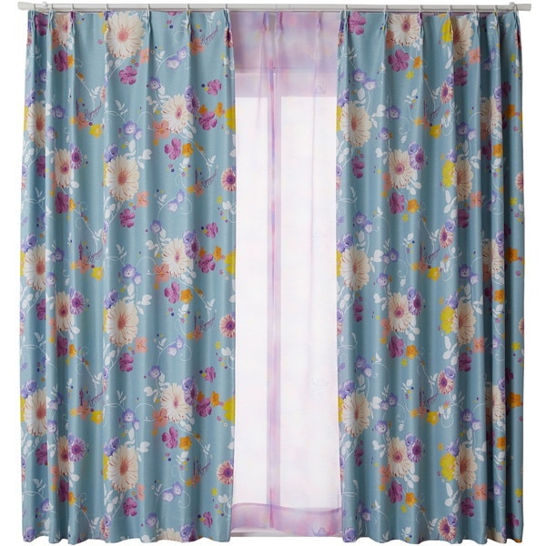 スミノエ ディズニー 遮光 カーテン タングルド 100135cm 1枚入 M1204 メーカー直送