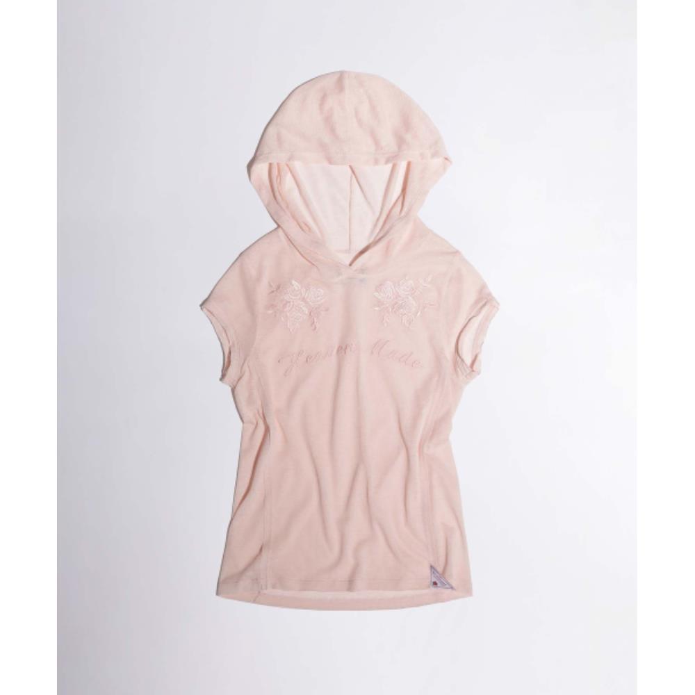 スカルプター Rose Embroidery Hoodie Tee Peach Fuzz SC24S247