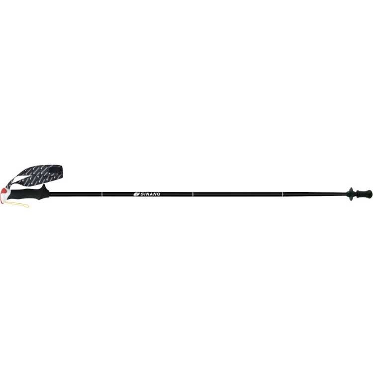 シナノ トレイルランニング用ポール トレランポール14.0 使用100cm（折りたたみ28cm） ブラック #550264 2本組