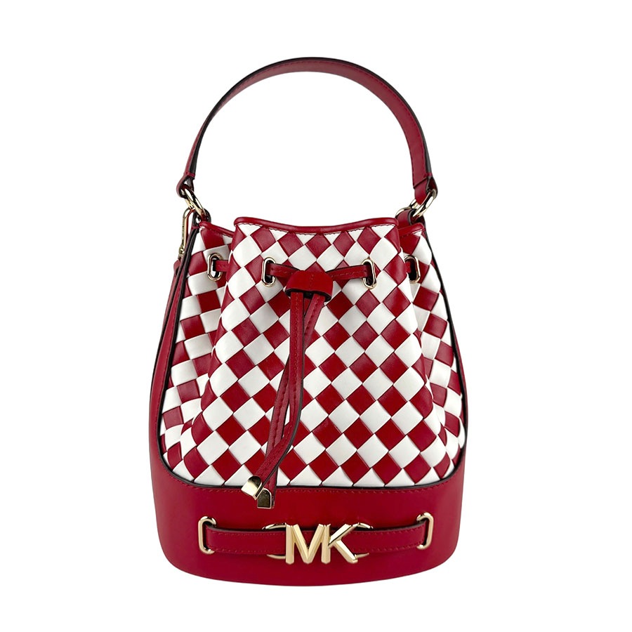 マイケルコース Michael Kors ハンドバッグ ショルダーバッグ レザー レッド/ホワイト ゴールド レディース z6654 11,534円