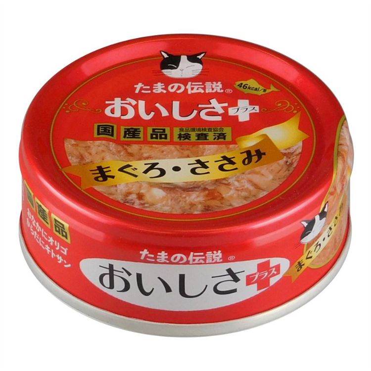 【24個セット】　たまの伝説 おいしさプラス まぐろささみ 70g
