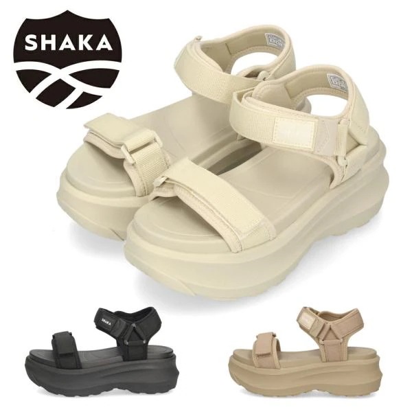 厚底 サンダル レディース SK-323 SHAKA ストラップ カジュアル スポーツ サンダル アウトドア スポサン おしゃれ