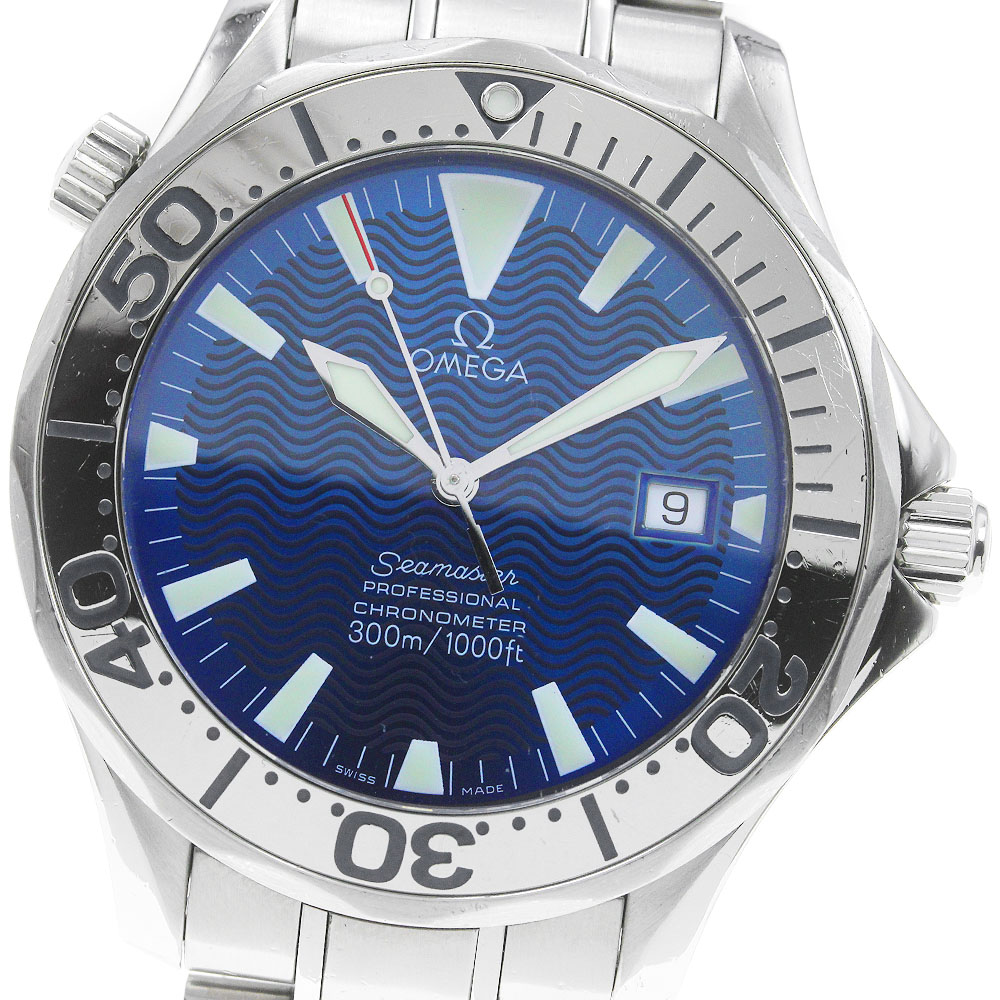 オメガ OMEGA 2255.80 シーマスター300 デイト 自動巻き メンズ _839515【中古】その他 ブランド腕時計