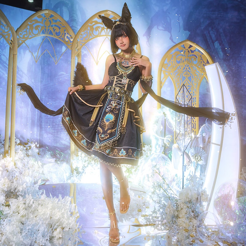 アヌビスfsエジプト風エキゾチックドレスオリジナルロリータ