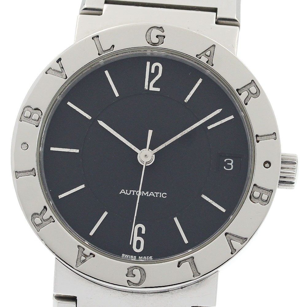 ブルガリ BVLGARI BB33SS ブルガリブルガリ デイト 自動巻き メンズ 保証書付き_940472【中古】