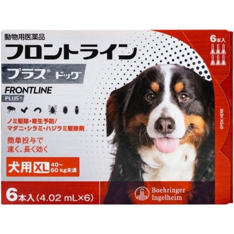 フロントライン プラス ドッグ XL 6本入 犬用 フロントライン 犬 XL 駆除薬 動物用医薬品