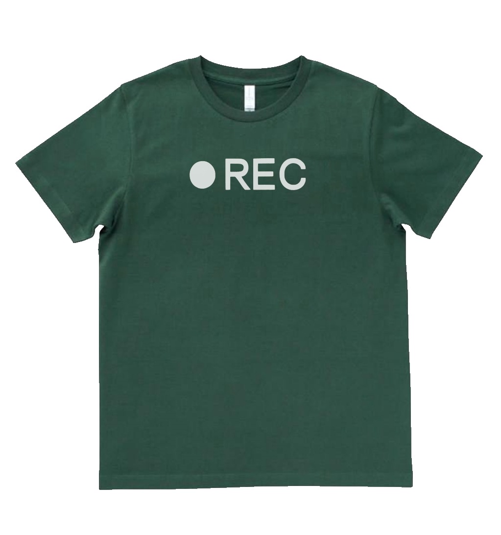デザイン Tシャツ REC 録音 最大71％オフ！ 直送商品 MLサイズ モスグリーン