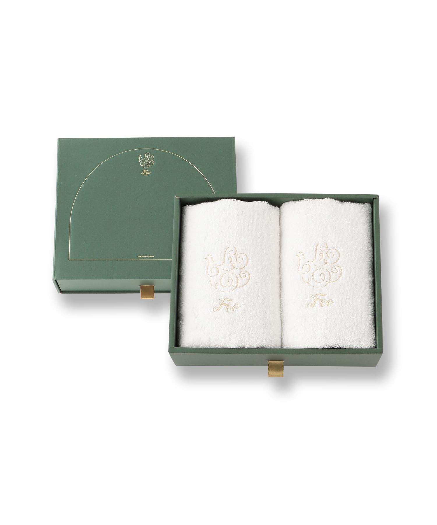 【まるでシルクのようなタオル】 Foo Tokyo フェイスタオル ギフトセット 2枚 ホワイト 人気 ギフト 高級 今治タオル 日本製 オーガニックコットン 国内生産 結婚祝い 新築祝い 出産祝い
