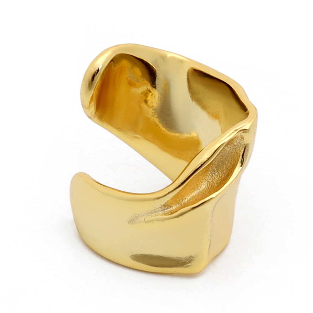 925 イヤーカフ シンプル 槌目 [cec039]