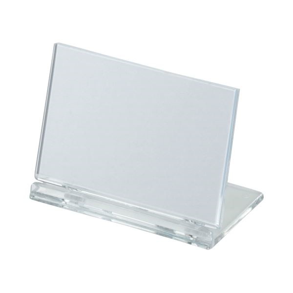（まとめ） 光 カード立て 可動式 W80xH50mm 透明 UC2-1 1個 [x100セット]