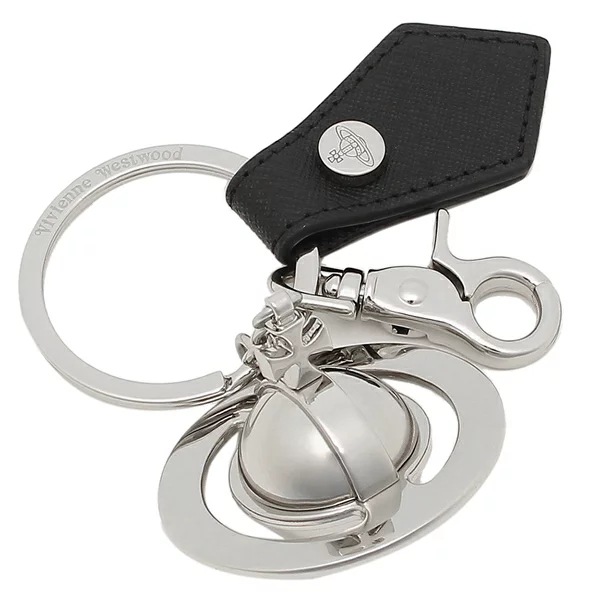 キーホルダー サフィアーノ オーブ ブラック レディース VIVIENNE WESTWOOD 82030080 OM0009 N401