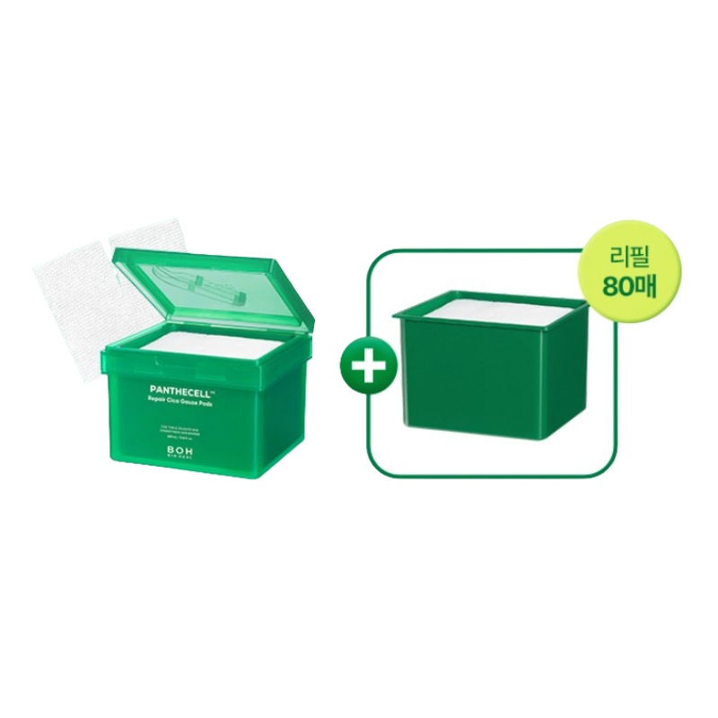 パンテセル リペア シカ ガーゼ パッド 80枚+リフィル 80枚