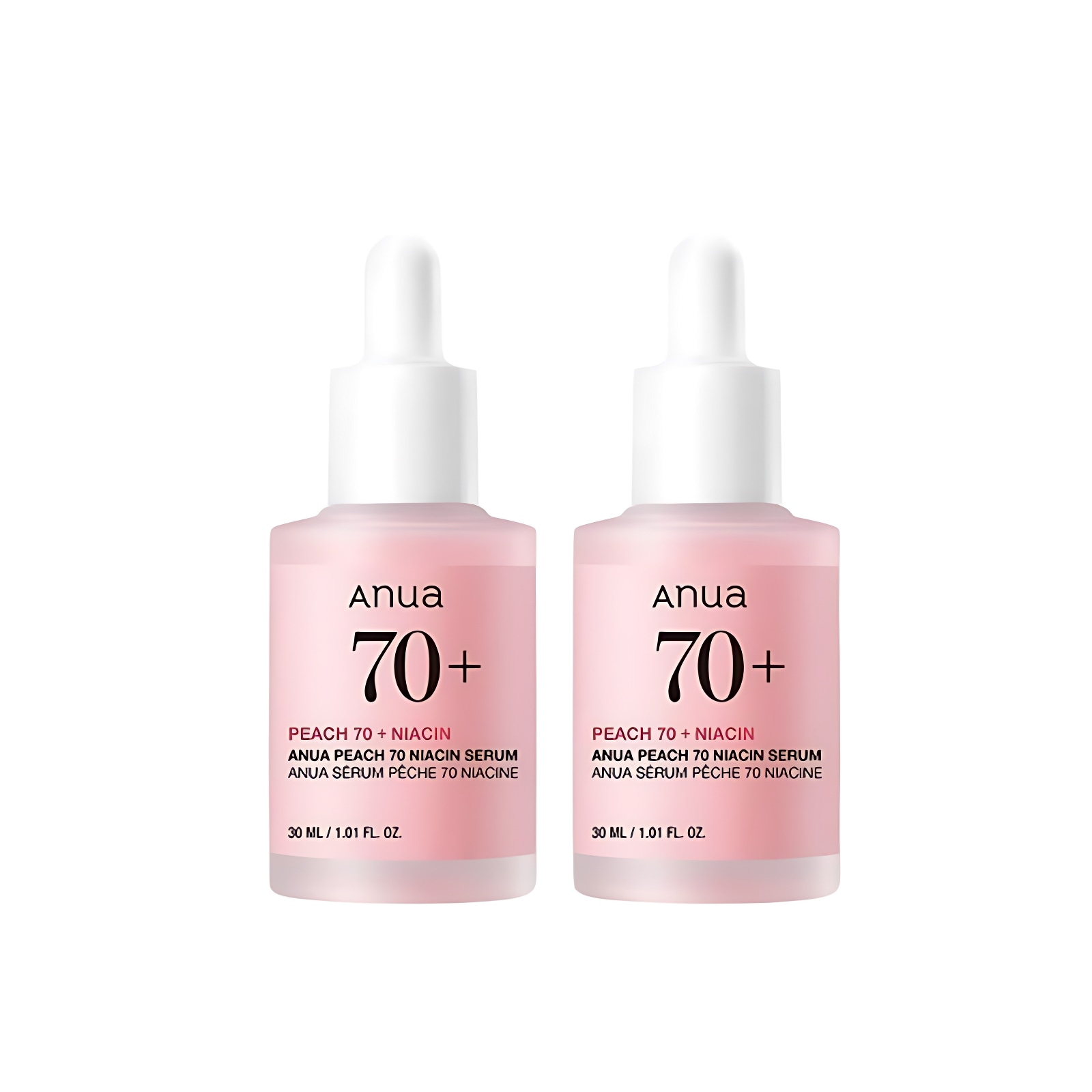 桃70ナイアシンセラム 30ml 1+1
