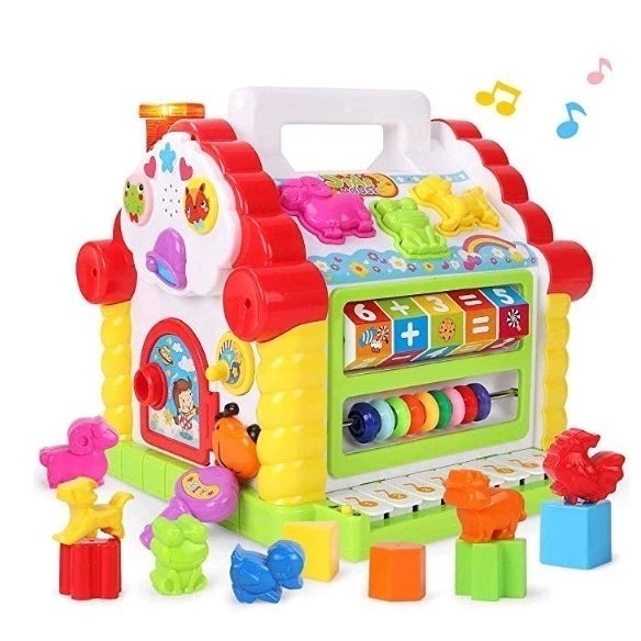 2枚購入で 2oo円FF!99 多機能 知育玩具 赤ちゃん 音と光 早期開発 指先訓練 数学を学ぶ 聴覚発達 色認知 動物認知 図形 4,966円