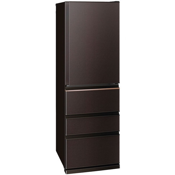 MR-N40K-T ダークブラウン Nシリーズ 冷蔵庫 (403L右開き)
