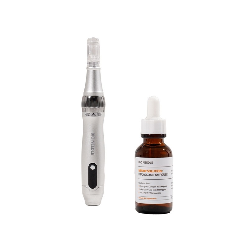 バイオニードルナノショットオートMTSホームケアチタンエキソソームアンプルセット