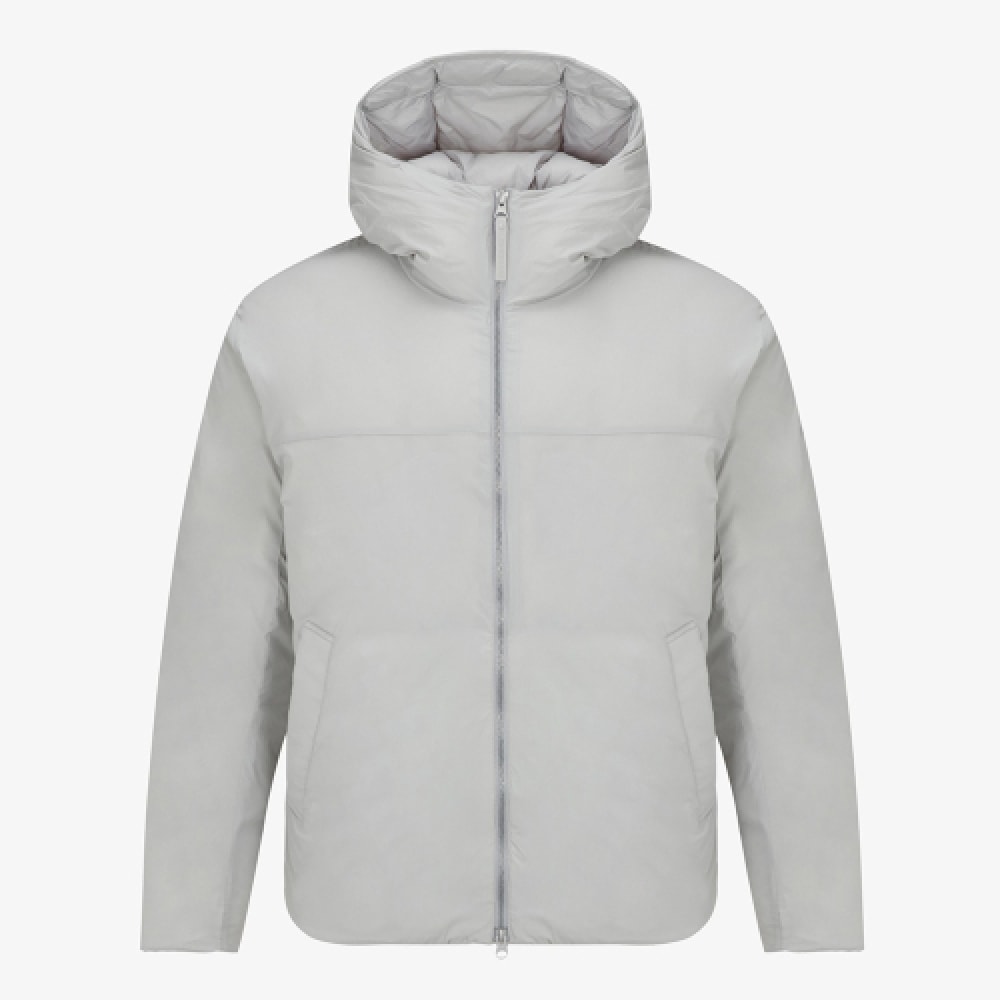 ザ・ノース・フェイス NJ1DQ12C メンズアルバータ・レッドダウンジャケット_ライトグレー