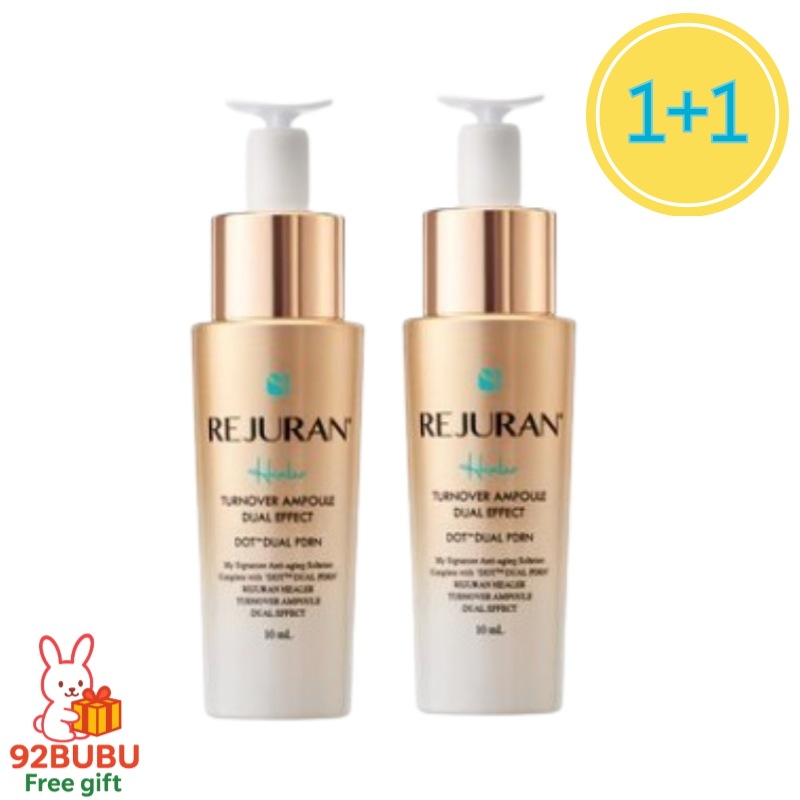 【1+1集中ケアセラム】 ターンオーバー アンプル デュアルエフェクト 10ml×2/30代/40代/美容液/高栄養/PDRN/キメケア/保湿/くすみケア/フェイスラインケア/乾燥/デリケート肌ケア