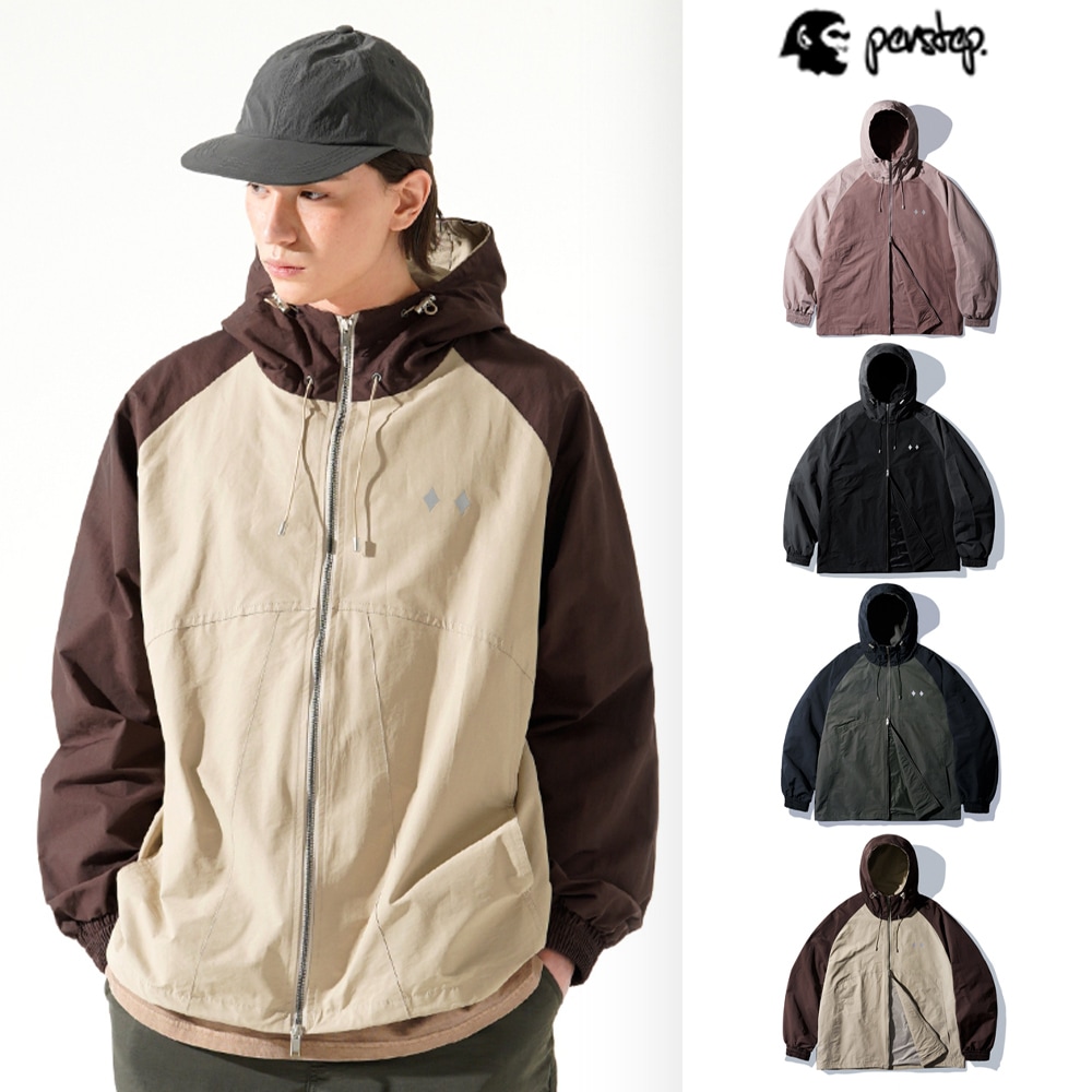 [PERSTEP] Hippie Wind Breaker Jacket