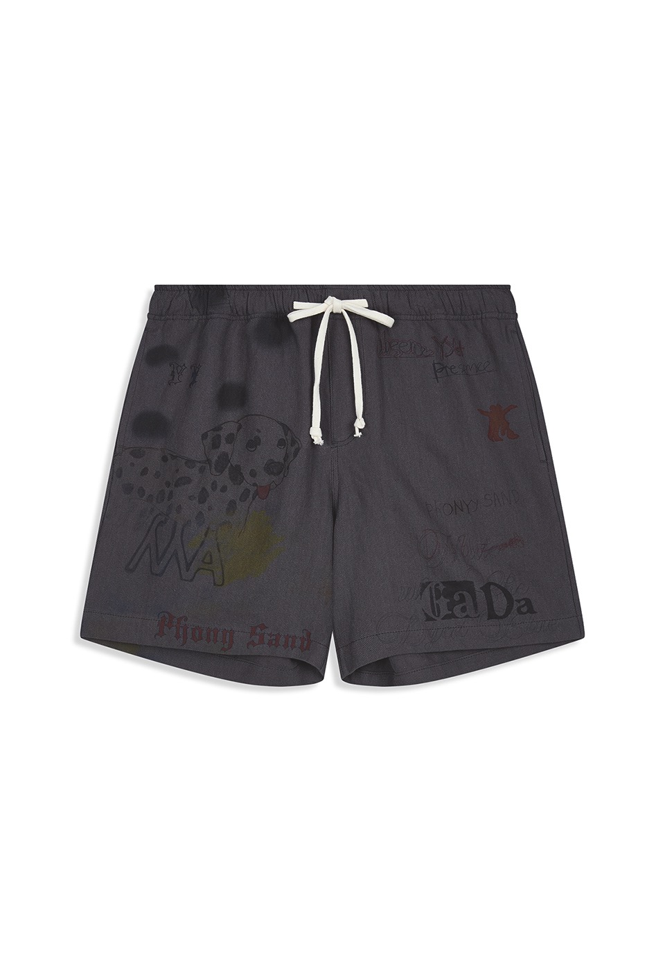 【OPEN Yy】 26SS PET CLUB DALMATIAN SHORTS : CHARCOAL