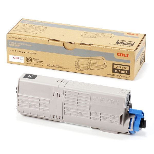 (純正品)OKI 沖電気 トナーカートリッジ(TC-C4BK2 ブラック大)