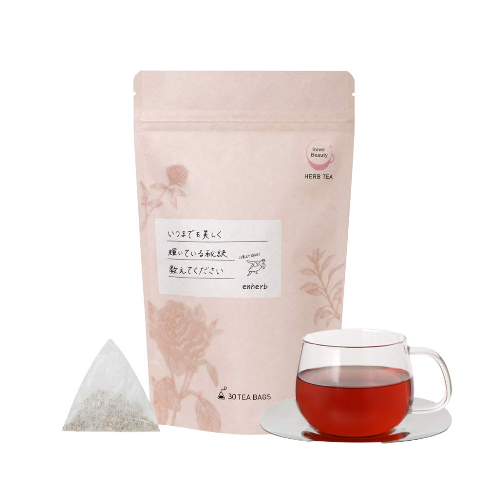 enherb ハーブティー ティーバッグ「 いつまでも美しく輝いていたい時に」×30個