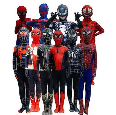 スパイダーマンコスプレセット Qoo10] 2025大人気!!!新品ハロウィン コス