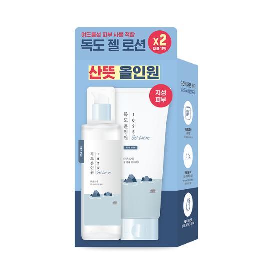[脂性肌/油分ケア] ラウンドラボ フォーメン 1025 独島(ドクト) オールインワン ジェルローション 200ml+200ml