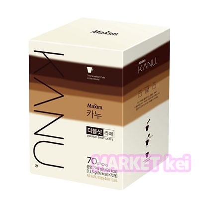 【70本】カヌーダブルショットラテ70個入りKANU 韓国コーヒー KANU Latte/韓国食品/インスタントコーヒー