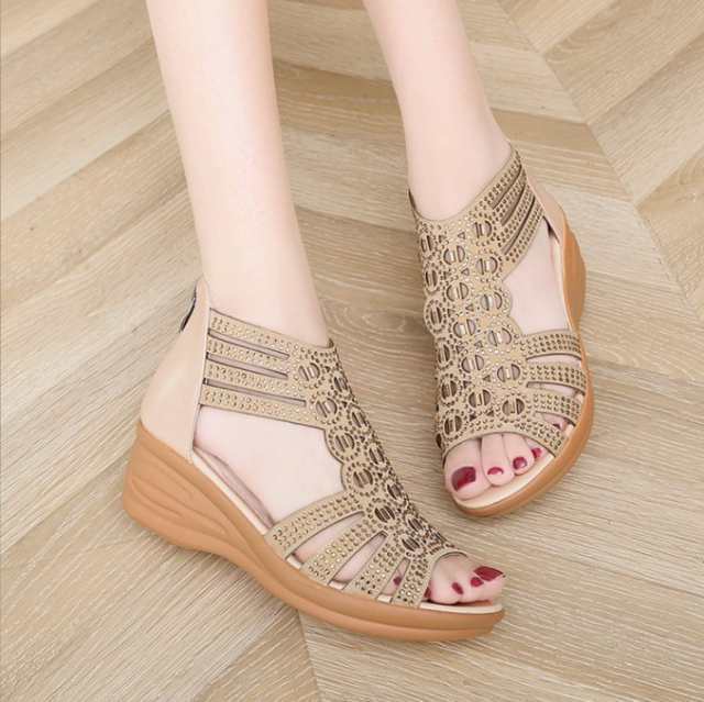 チャンキーヒール サンダル ベルトサンダル レディース カジュアル 太ヒール 靴 ミドルヒールサンダル 美脚 通勤 仕事　ハイヒール