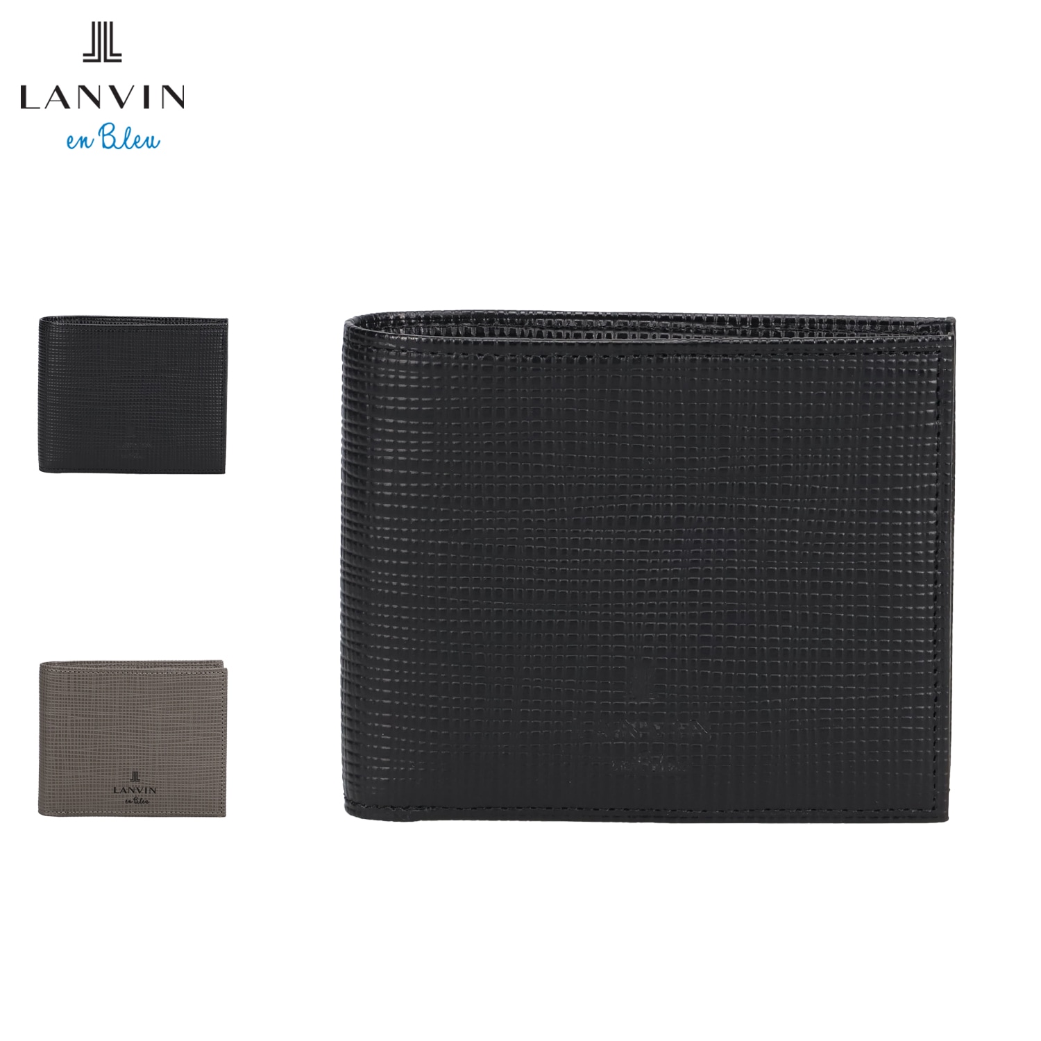 財布 二つ折り メンズ 本革 ゼブダ ブラック グレー 黒 529614