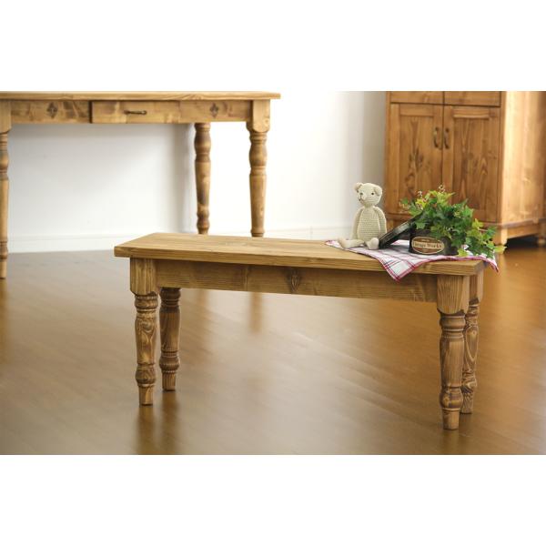 ダイニングチェア ベンチ 木製 椅子 アンティーク カントリー 長椅子 ベンチシート ベンチ椅子 ベンチチェア 完成品 ダイニングベンチ