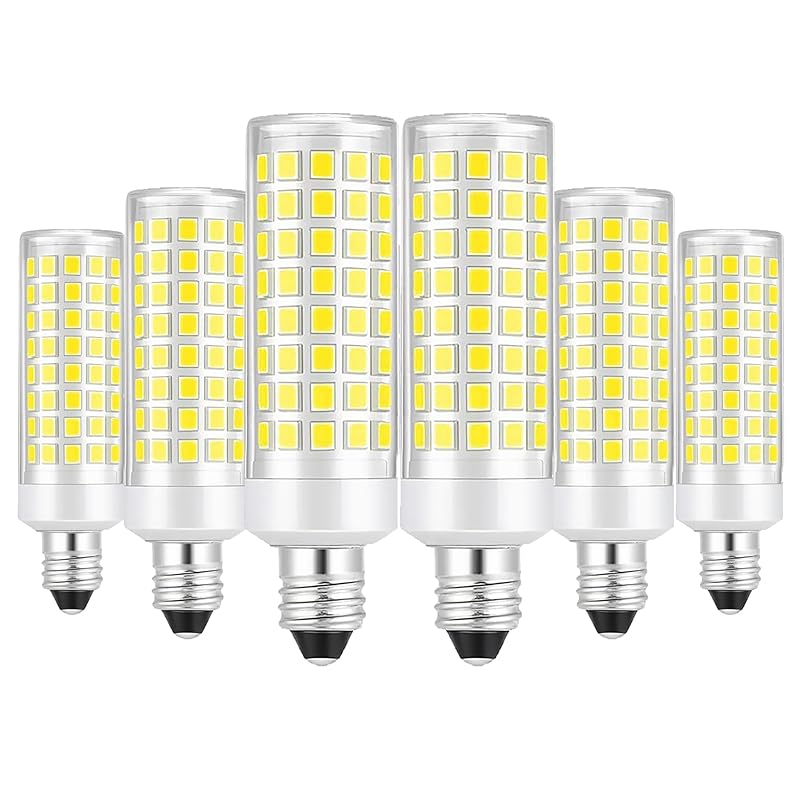 LED電球 ハロゲン電球形 口金直径11mm 電球色 7.2W スポットライト広角タイプ(ビーム角25度) 密閉器具対応 (5W昼白色6個セット)