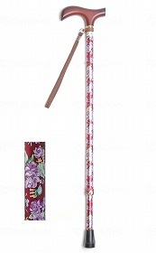 夢ライフステッキ 柄杖伸縮型 スリムタイプ ギフトボックス仕様 8周年記念イベントが 激安大特価 花ワイン