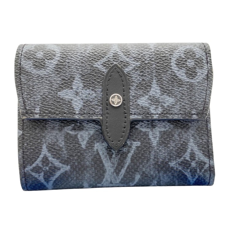 財布 オーガナイザードゥポッシュ モノグラムパステル M69998 三つ折り財布 ショルダーウォレット シルバー金具 ブラック系 コンパクト ウォレット ミニ財布 小銭入れ【本物保証】