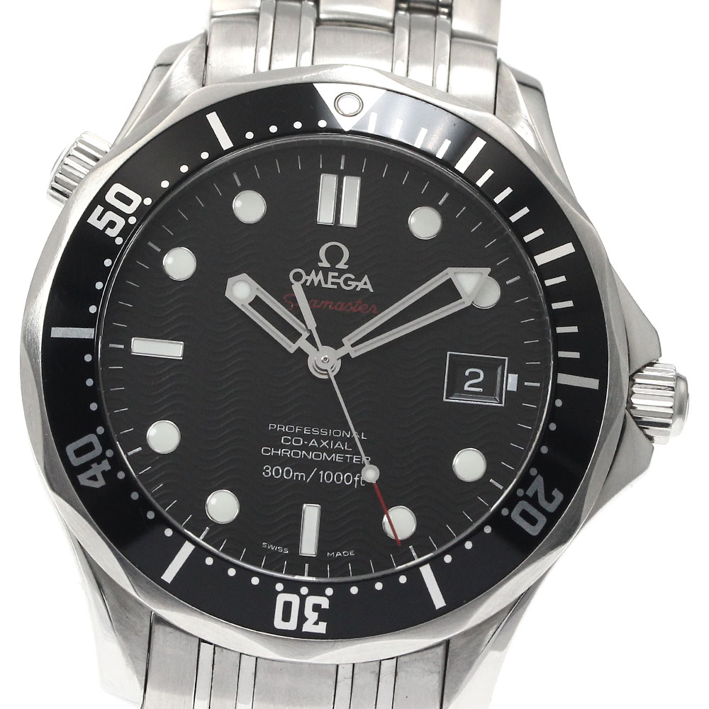 オメガ OMEGA 212.30.41.20.01.002 シーマスター300 コーアクシャル デイト 自動巻き メンズ _886677【中古】