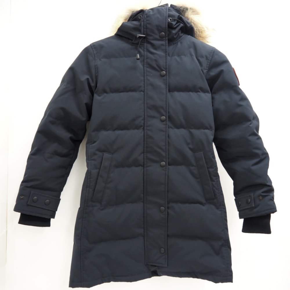 3802la SHELBURNE PARKA コットン ダウンジャケット ネイビー レディース