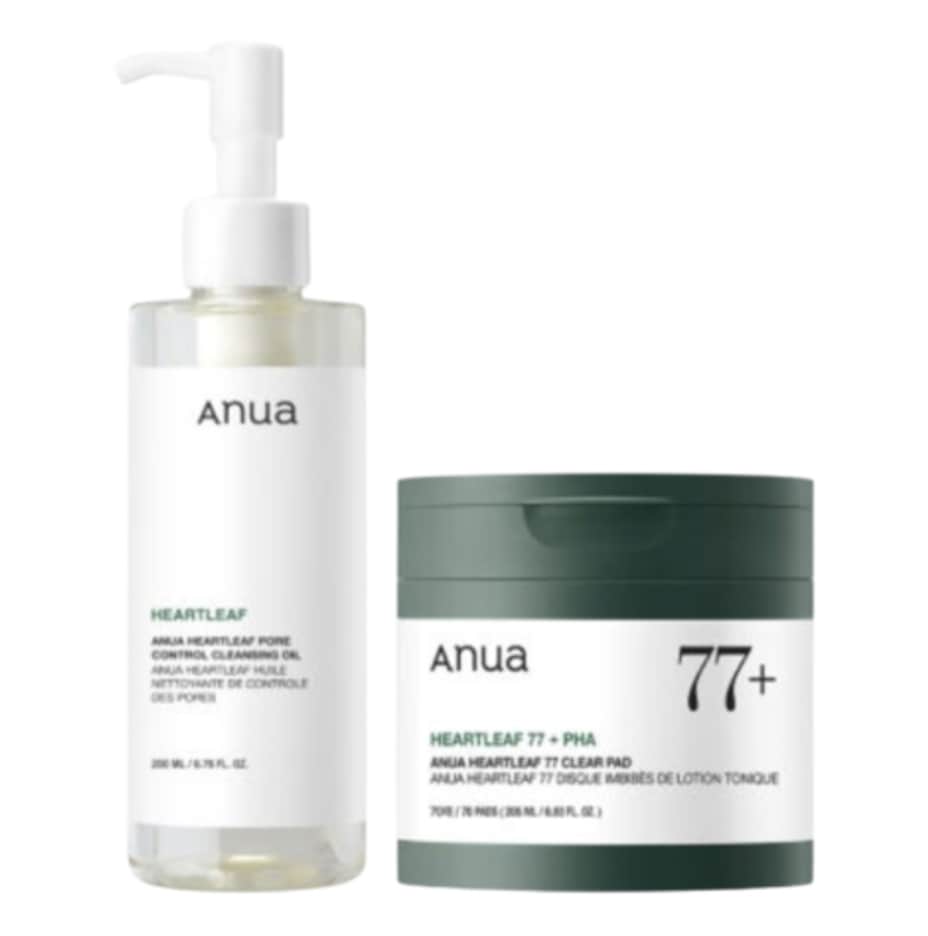 [ブラックヘッドケア2点セット] ドクダミ クリア パッド(70枚) + ドクダミ クレンジングオイル(200ml) セット