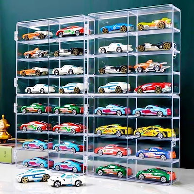 Qoo10] トミカケース ミニカー 収納 1/64 : 家具・インテリア