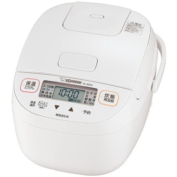 象印マホービン 炊飯器 3合 ソフトホワイト NL-BE05-WZ