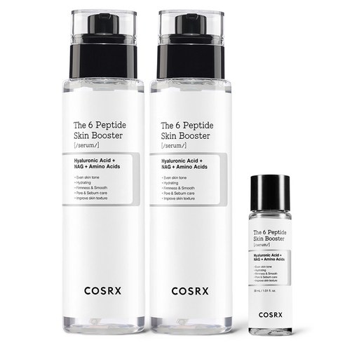 【Wid】 ザ 6 ペプチド スキン ブースター セラム 150ml 2本 + 30ml セット ・導入美容液 ・ブースター ・ペプチド ・保湿 ・整肌 ・ハリ ・ツヤ ・キメ ・韓国コスメ ・プロ仕