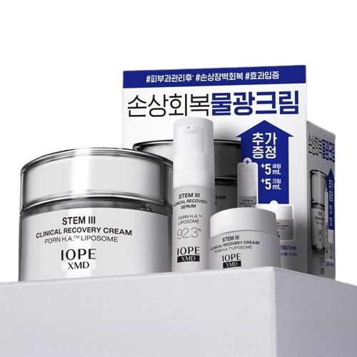 【NEW】 IOPE アイオペ XMD ステム3 クリニカルリカバリークリーム50ml企画（+セラム5ml+クリーム5ml）/肌回復/ 皮膚科ケア後/ 水光クリーム/ 点取った後/ レーザー施術後 8,682円