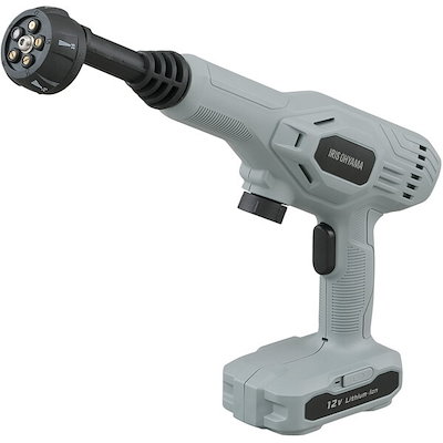 他サイト： アイリスオーヤマ JHW-101 充電式ハンディウォッシャー グレーの商品画像
