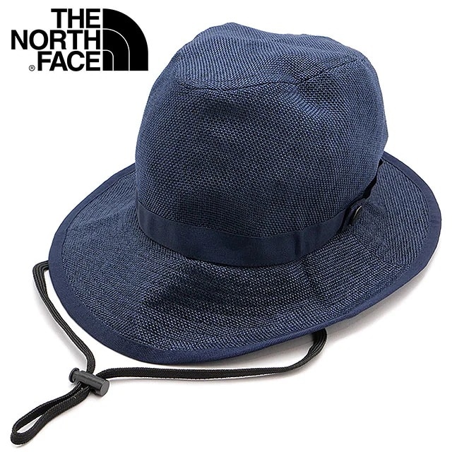 メール便 ハイクハット [NN02341-CM] HIKE Hat メンズレディース TNF アウトドア 麦わら帽子 ウォッシャブル ストローハット 速乾 コズミックブルー