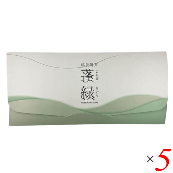 越後酵素 蓬緑(よもぎみどり) パウチタイプ 25ml×7包 5個セット 酵素ドリンク 植物発酵エキス 乳酸菌 11,801円