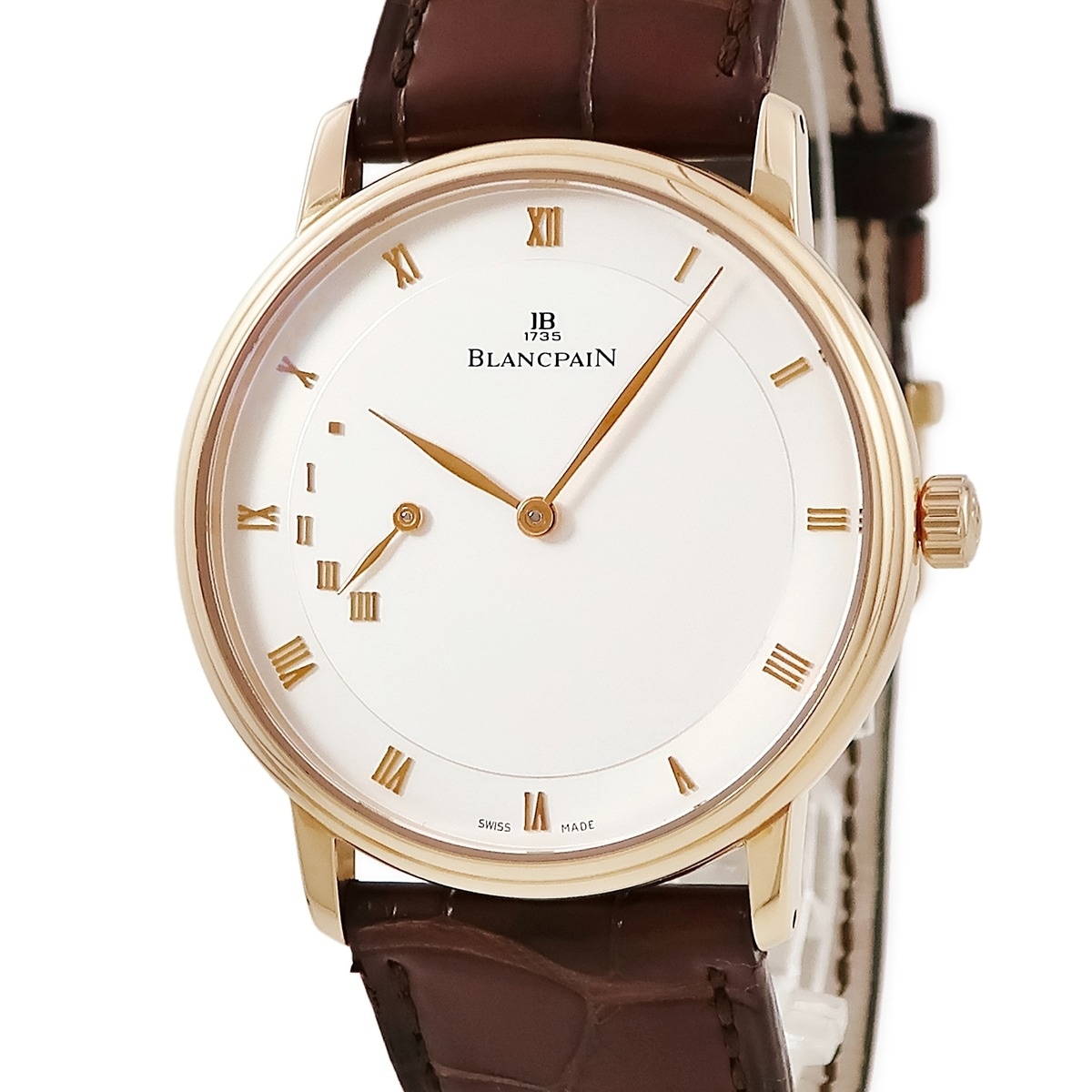 ヴィルレ ウルトラスリム 4040-3642-55B 自動巻き メンズ K18RG無垢 パワーリザーブインジケーター 3年保証