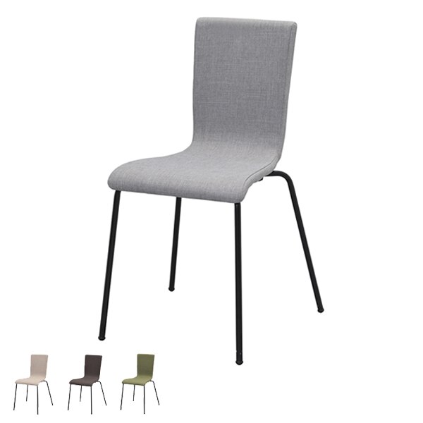 チェア オフィスチェア 座面高46cm ファブリックチェア スタッキング 法人限定 11,689円