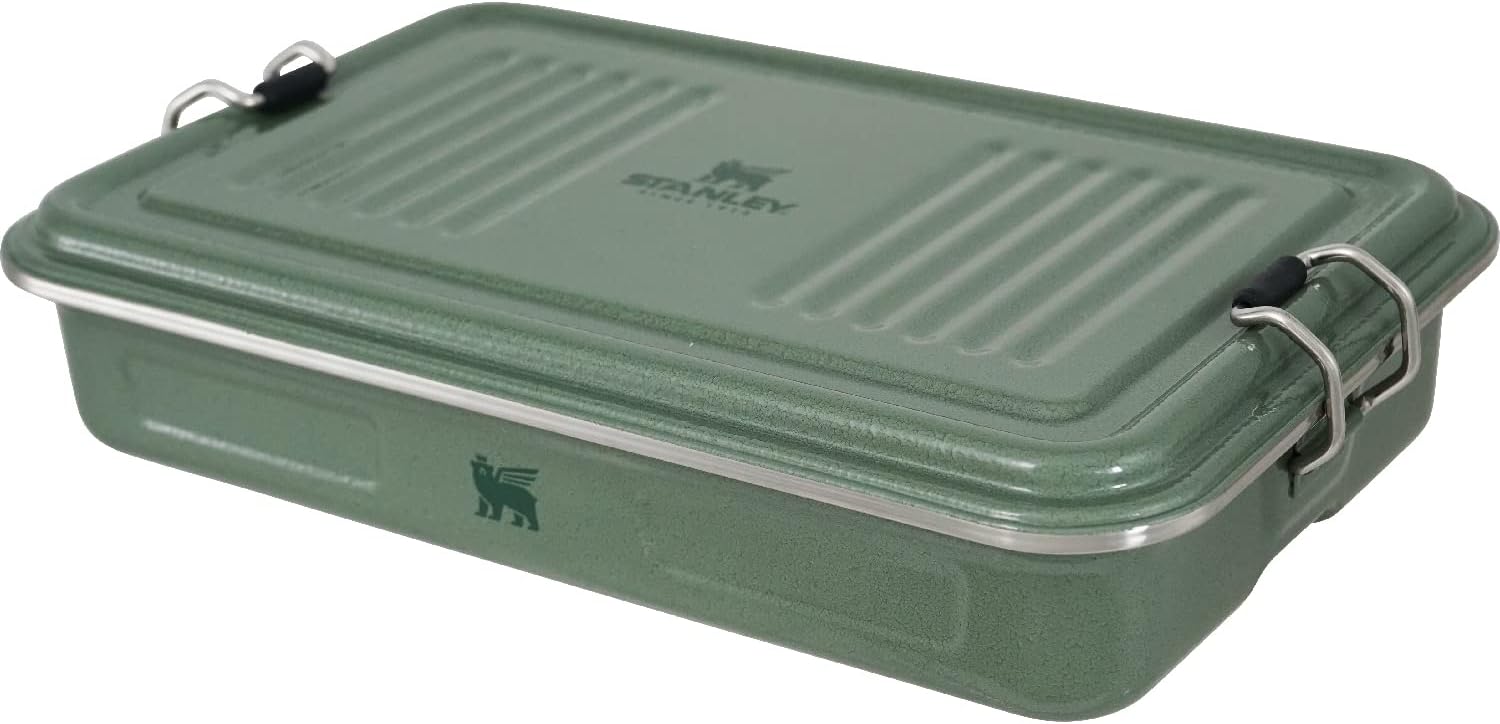 コンテナ 収納ボックス ユースフルボックス 1.1L ステンレス スチール 食品グレード 食品トレー 小物入れ ギアケース ツールボックス 道具箱 工具箱 オフィス 仕事場 ガレージ アウトドア