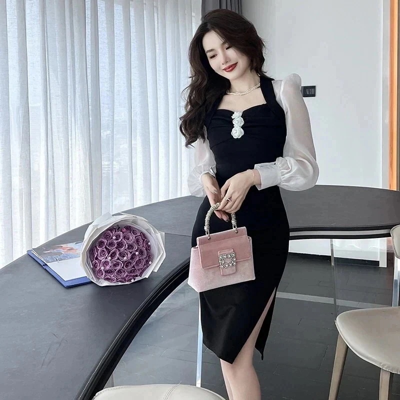 【JY.上品】 秋 ワンピース フォーマル パーティードレス キャバドレス 着痩せ 大人 披露宴 卒業式 結婚式 演奏会 同窓会 ウェディング ステージ 通勤 正式 26530%までに制限 6,087円