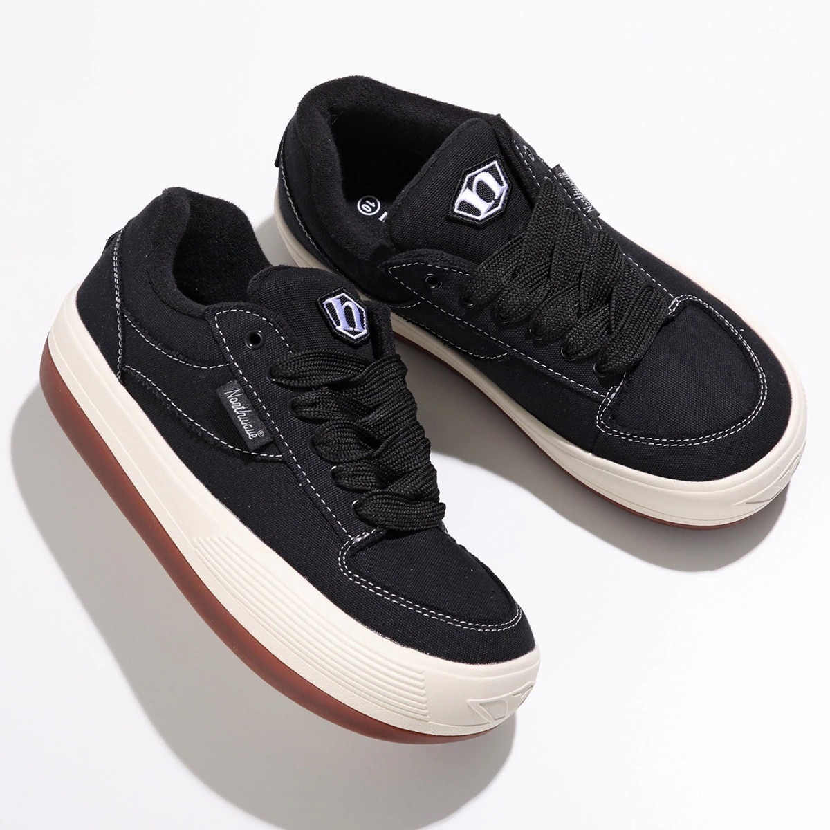 NORTHWAVE ノースウェーブ スニーカー ESPRESSO CANVAS エスプレッソ キャンバス NW-004 メンズ ローカット 厚底 軽量 シューズ 靴 BLACK